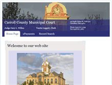 Tablet Screenshot of carrollcountycourt.org